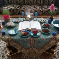 سفره هفت سین96 مامانم اینا