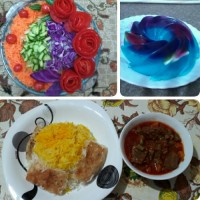 خورشت لوبیاسبز سالادفصل ژله