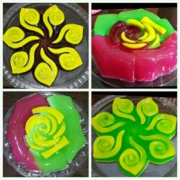 ژله های رنگی رنگی