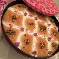 بسبوسه (شیرینی عربی)باخامه