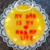 چیز کیک با قالب طرح دار