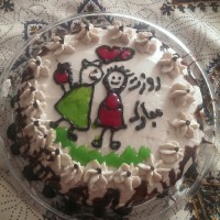 کیک بمناسبت روز مرد