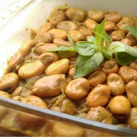 خوراک باقلا