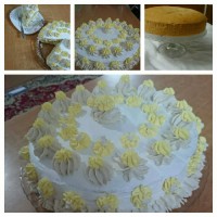 کیک اسفنجی بافیلینگ موزوگردو