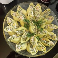 پاستا صدفی شکم پر