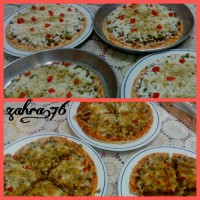 پیتزامرغ وقارچ