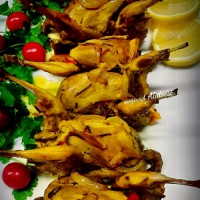 خوراک بلدرچین در فر