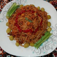 ماکارونی سبوس دار تند من