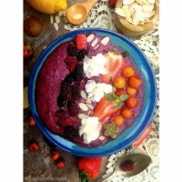 اسموتی توت فرنگی،کیوی وموز