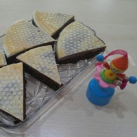 کیک کارامل دارک چاکلت