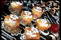 کاپ کیک با مغز شکلات