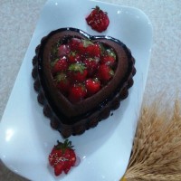 کیک شکلاتی قابلمه ای در اب