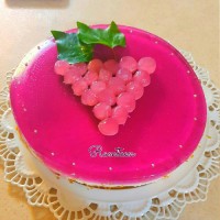 چیز کیک با قالب طرح دار