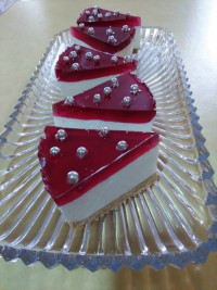 چیز کیک بدون فر.