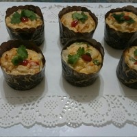 مافین مرغ و سبزیجات