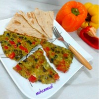 املت قارچ و پنیر