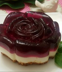 چیز کیک قالبی انگور