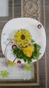 دمی مرغ و اسفناج