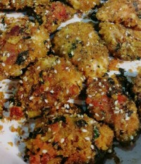 مرغ سوخاری با پنیر پارمیزان