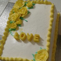 کیک تولد ابجی گلم