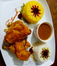 خوراک مرغ پرتقالی