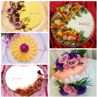 کرم کارامل با دسر میوه ها