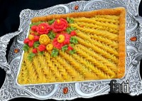 حلوا خوشکل کرده بره سفره ابوالفضل
