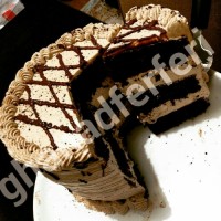 کیک شکلاتی اسپرسو