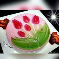 ژله تمشک وطالبی