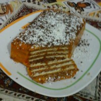 کیک یخچالی پرتقالی