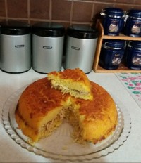 ته چین مرغ برای اولین بار درست کردم