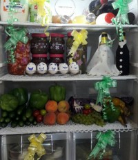 تزئین یخچال عروس