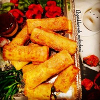 بورک گوشت و قارچ