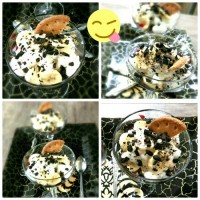 دسر موزی شکلاتی