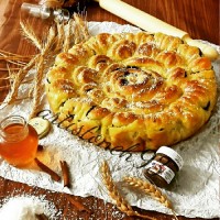 نان با مغز نوتلا