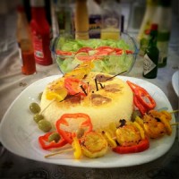 پلو میگو کبابی