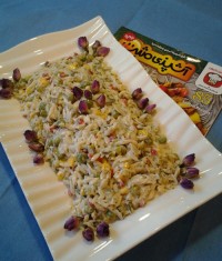 سالادماکارونی برنجی