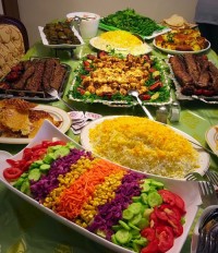 میز شام مهمونی