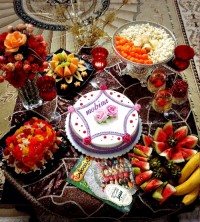 میز تولد دخترم