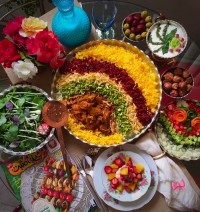 قیمه نثار،سالاد شیرازی،پاناکوتا تک نفره