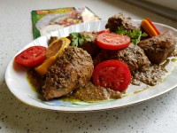 خورش مرغ و رب انار