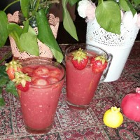 اسموتی آناناس و زنجبیل