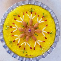 تزیین شله زرد