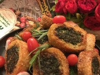 کوکو سبزی با اشپل ماهی سفید