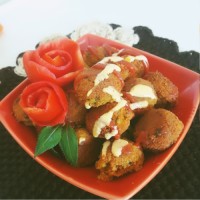 توپک سیب زمینی و پنیر..