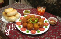 توپک سیب زمینی و پنیر