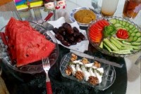 اولین افطار ماه رمضان