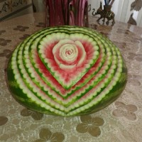 حکاکی هندوانه واسه افطار