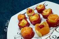 ژله رولی رنگین کمانی