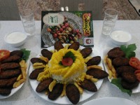 کتلت و پلو مخصوص مسابقه